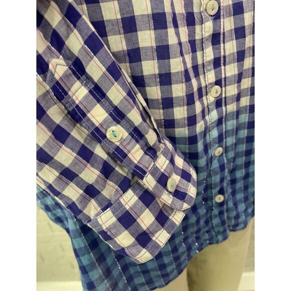 Anthropologie Pilcro Plaid Button Down Shirt Size S NWT - Picture 9 of 12